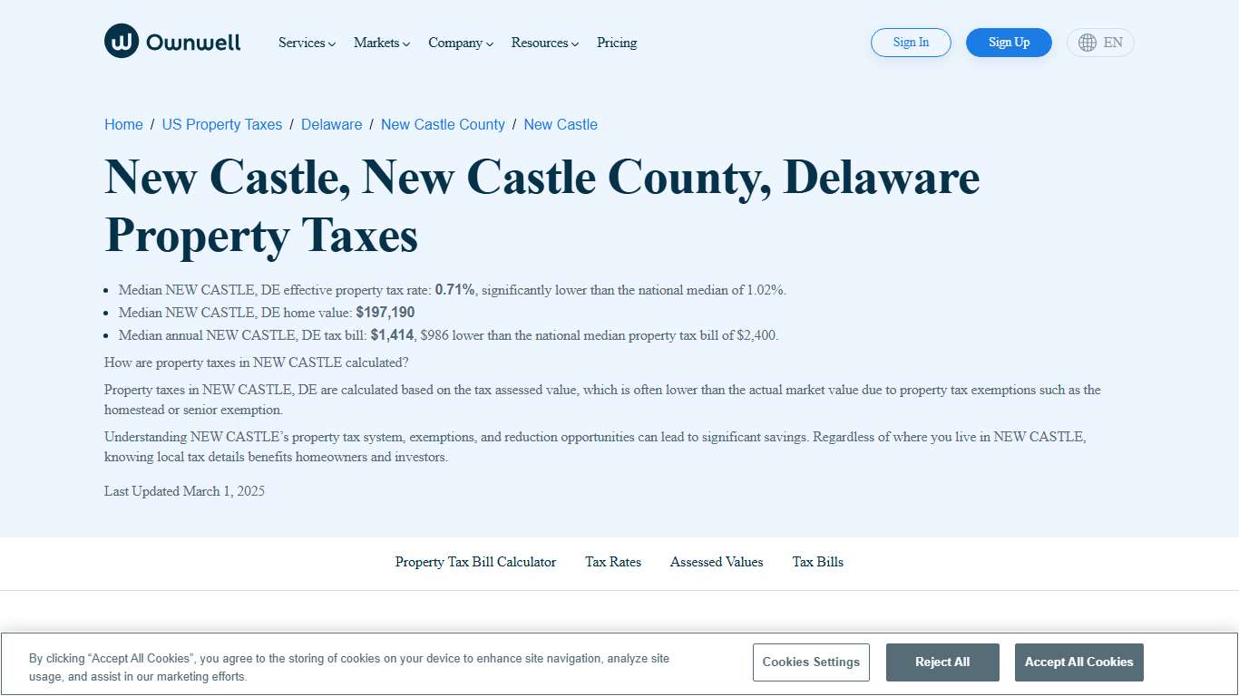 New Castle, New Castle County, Delaware Property Taxes - Ownwell